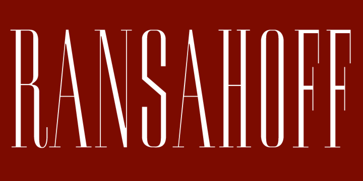Click image to enlarge and for more information. Font poster