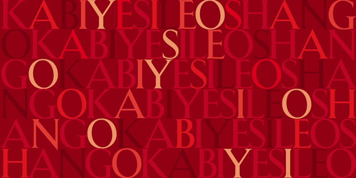 Font poster
