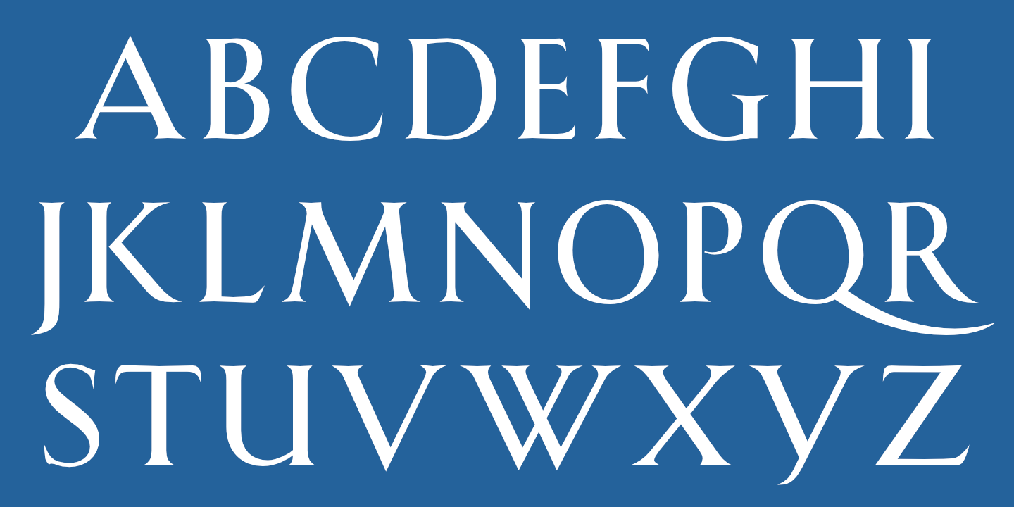 Font poster