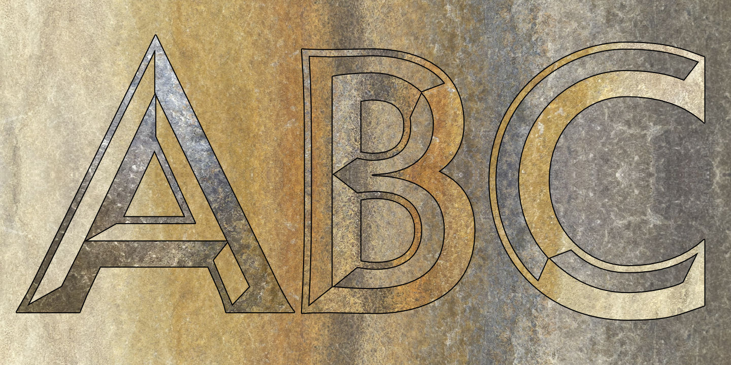 Font poster