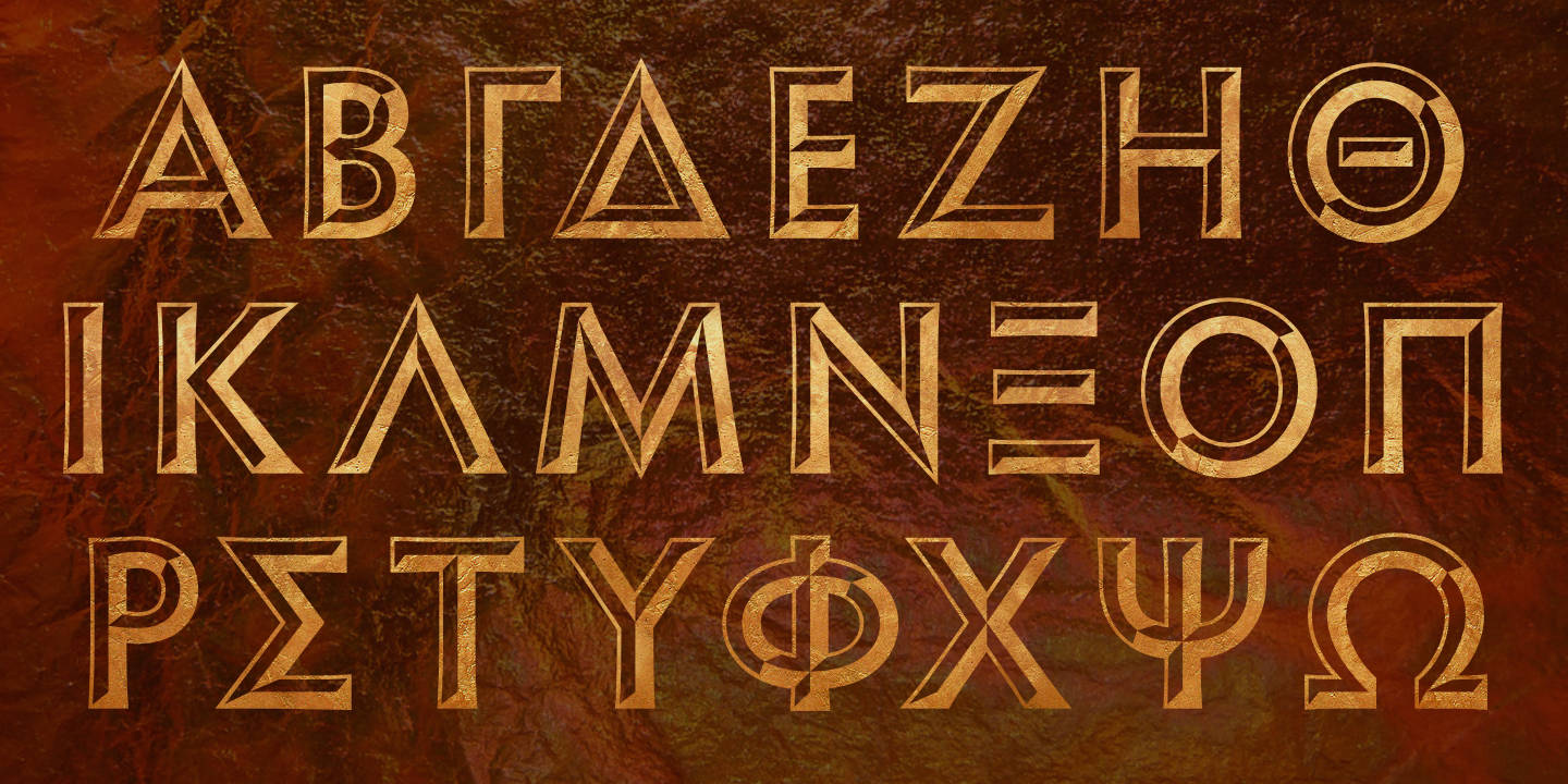 Click image to enlarge and for more information. Font poster