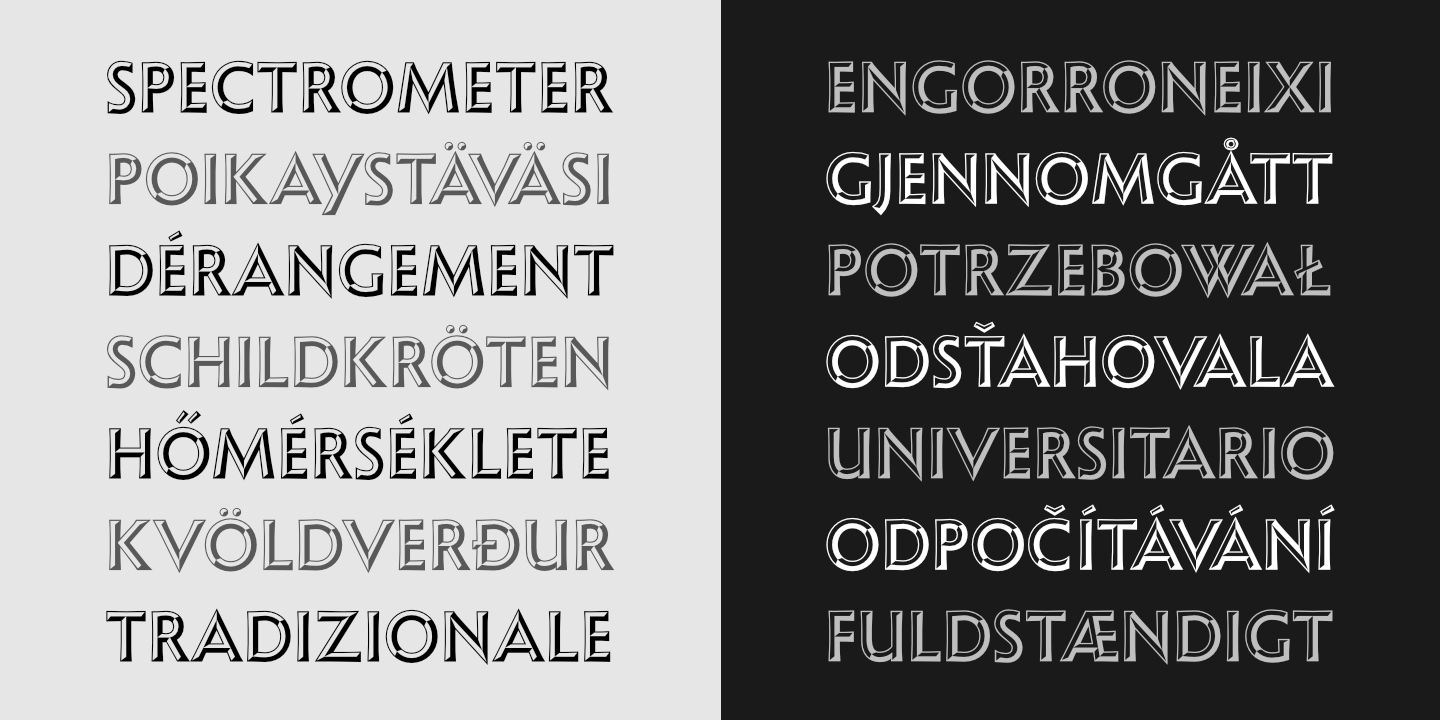 Stacked Text