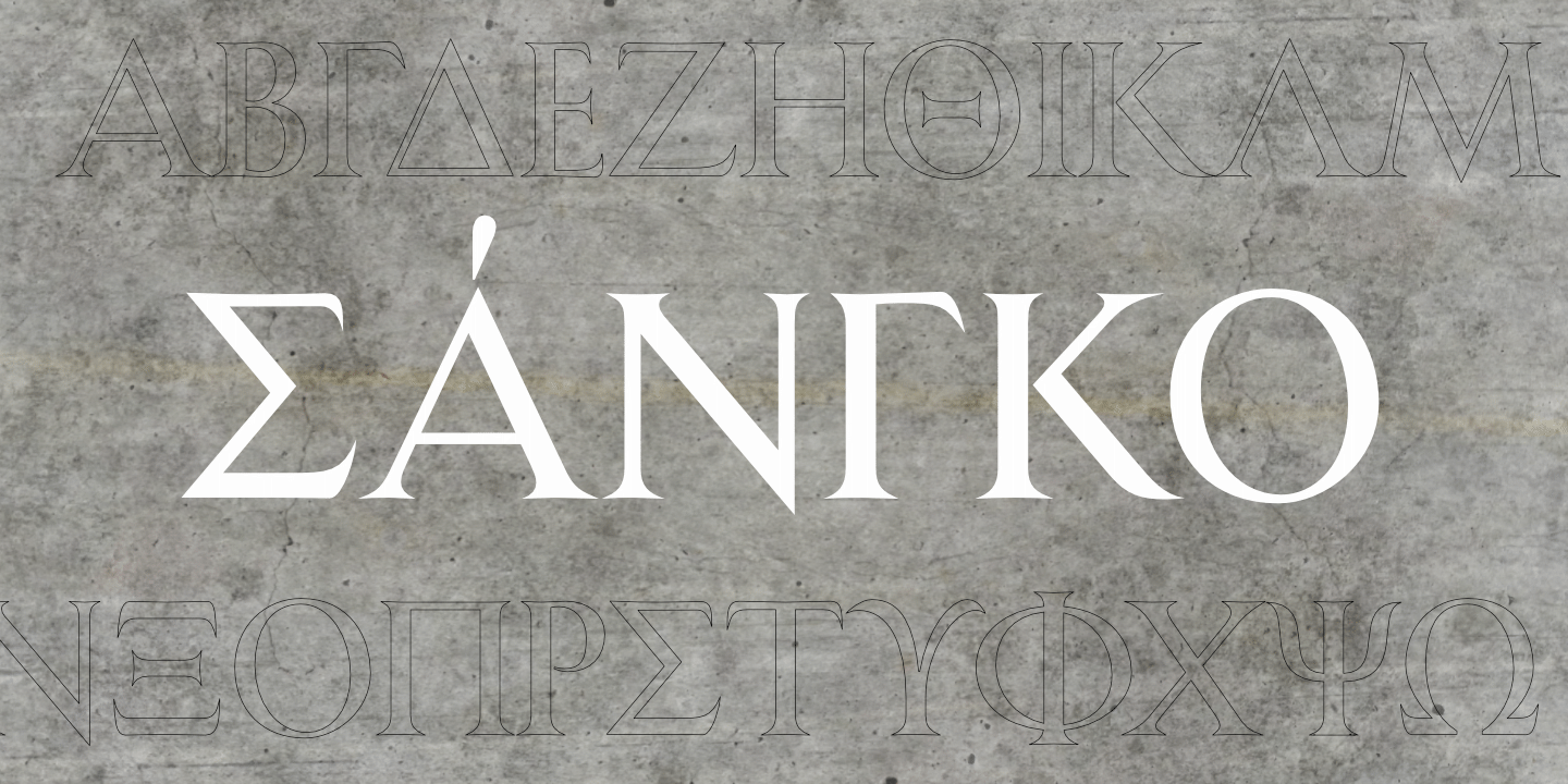 Font poster