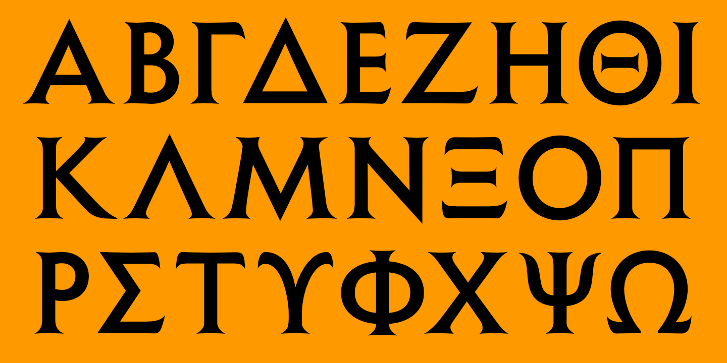 Greek Alphabet