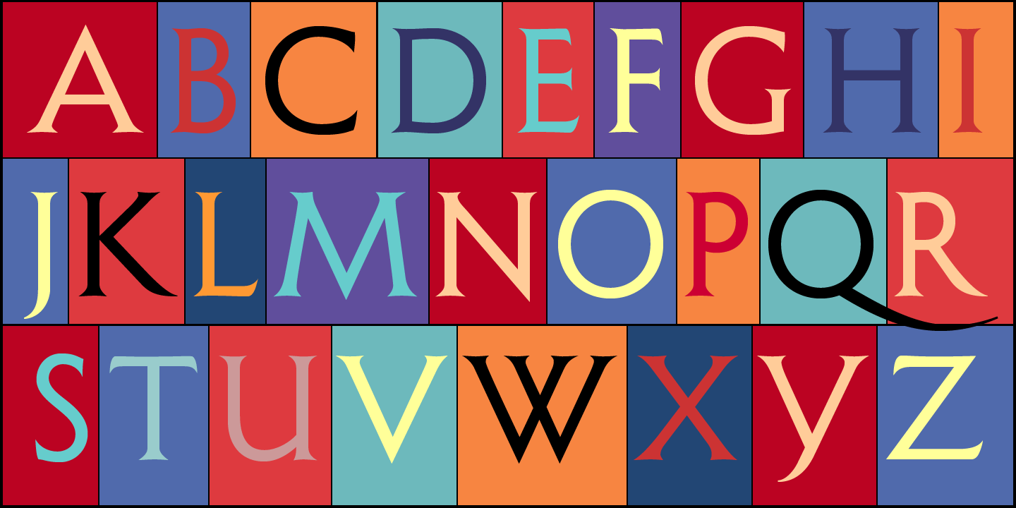 Colorful Alphabet