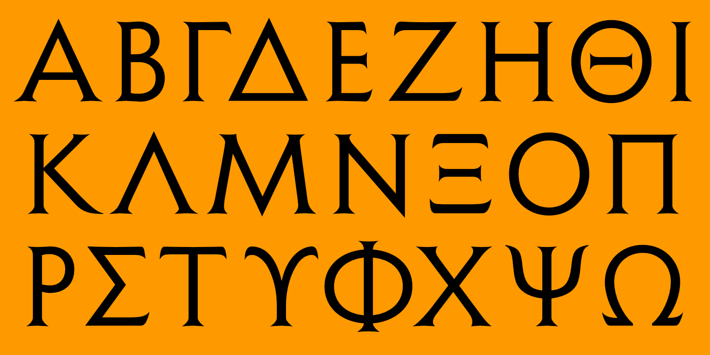 Greek Alphabet