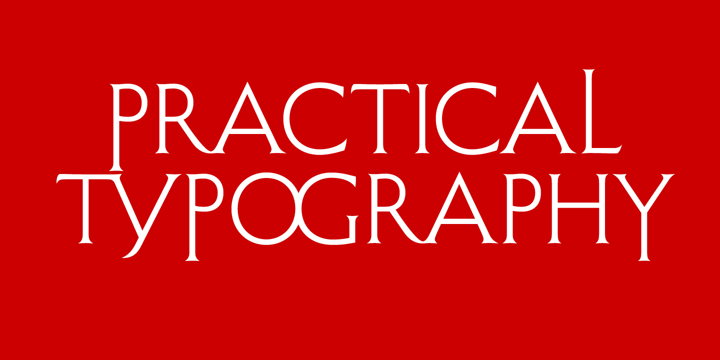 Practical Typography