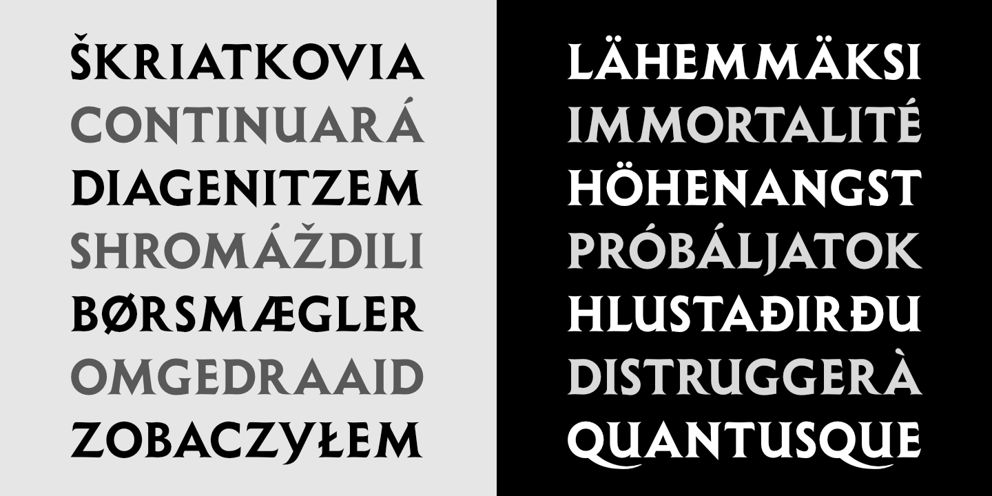 Stacked Text