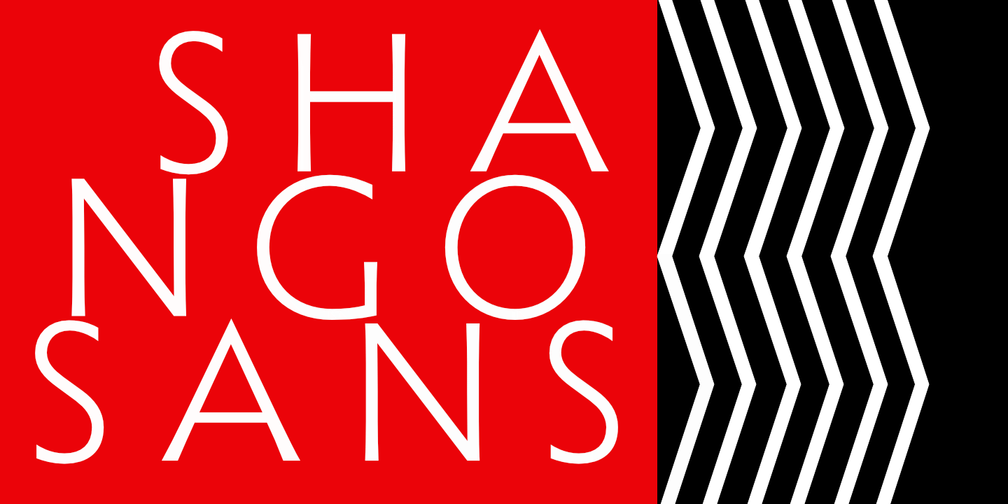 SHANGO SANS with thunder jags