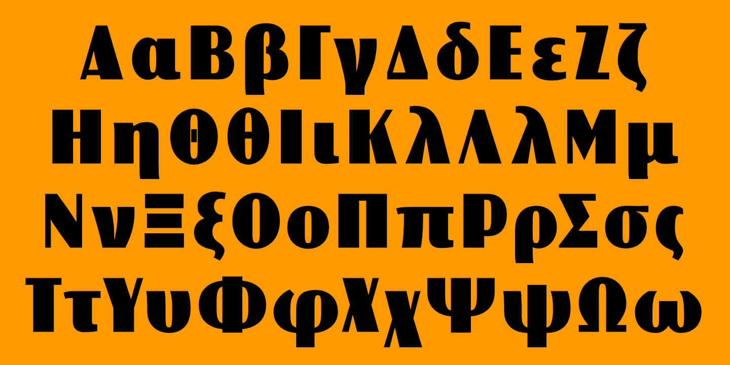 font poster