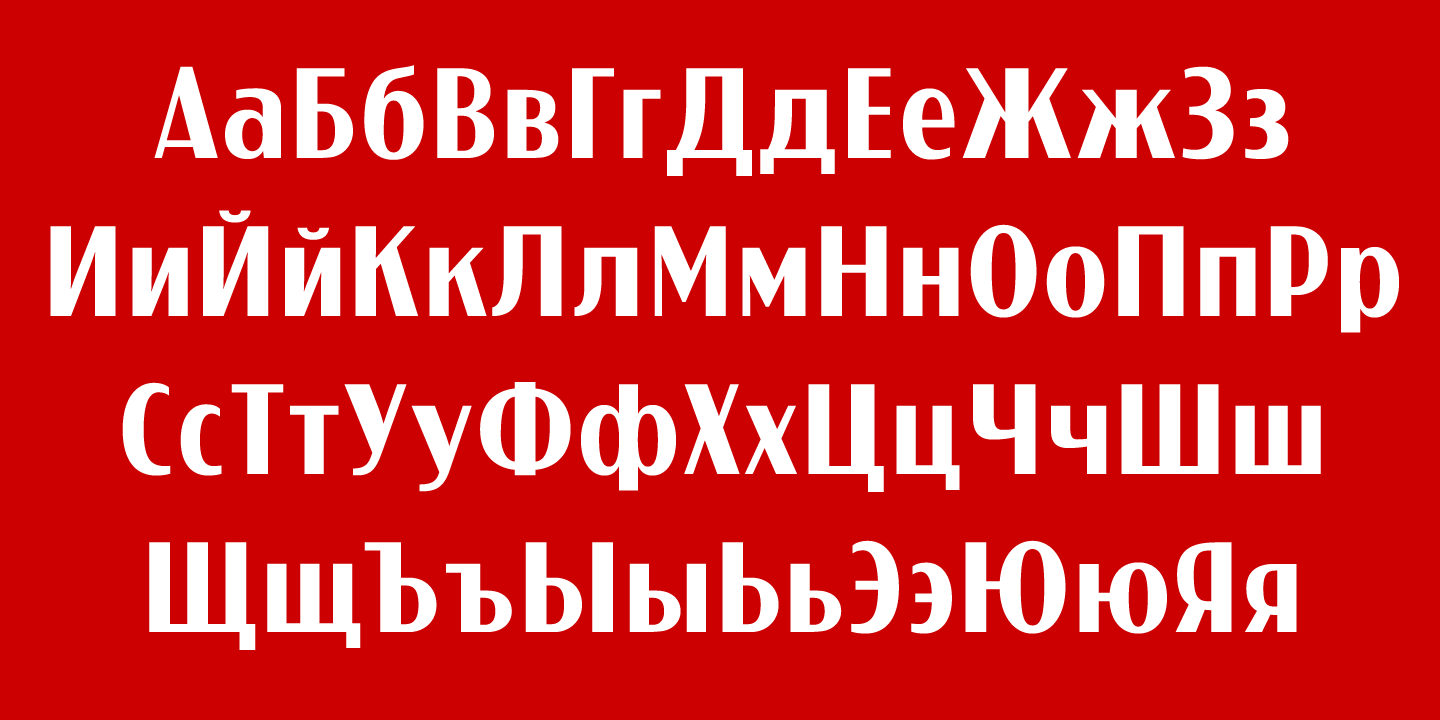 font poster