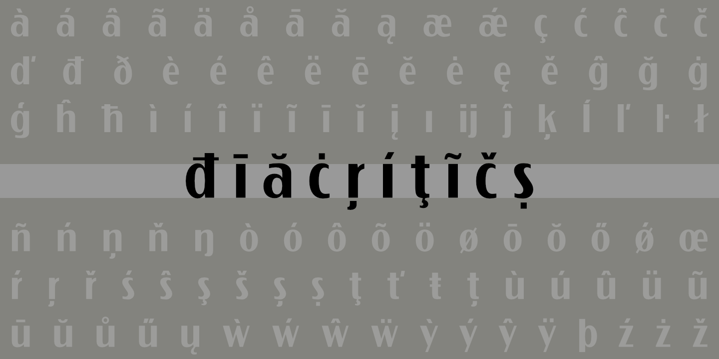 Diacritics