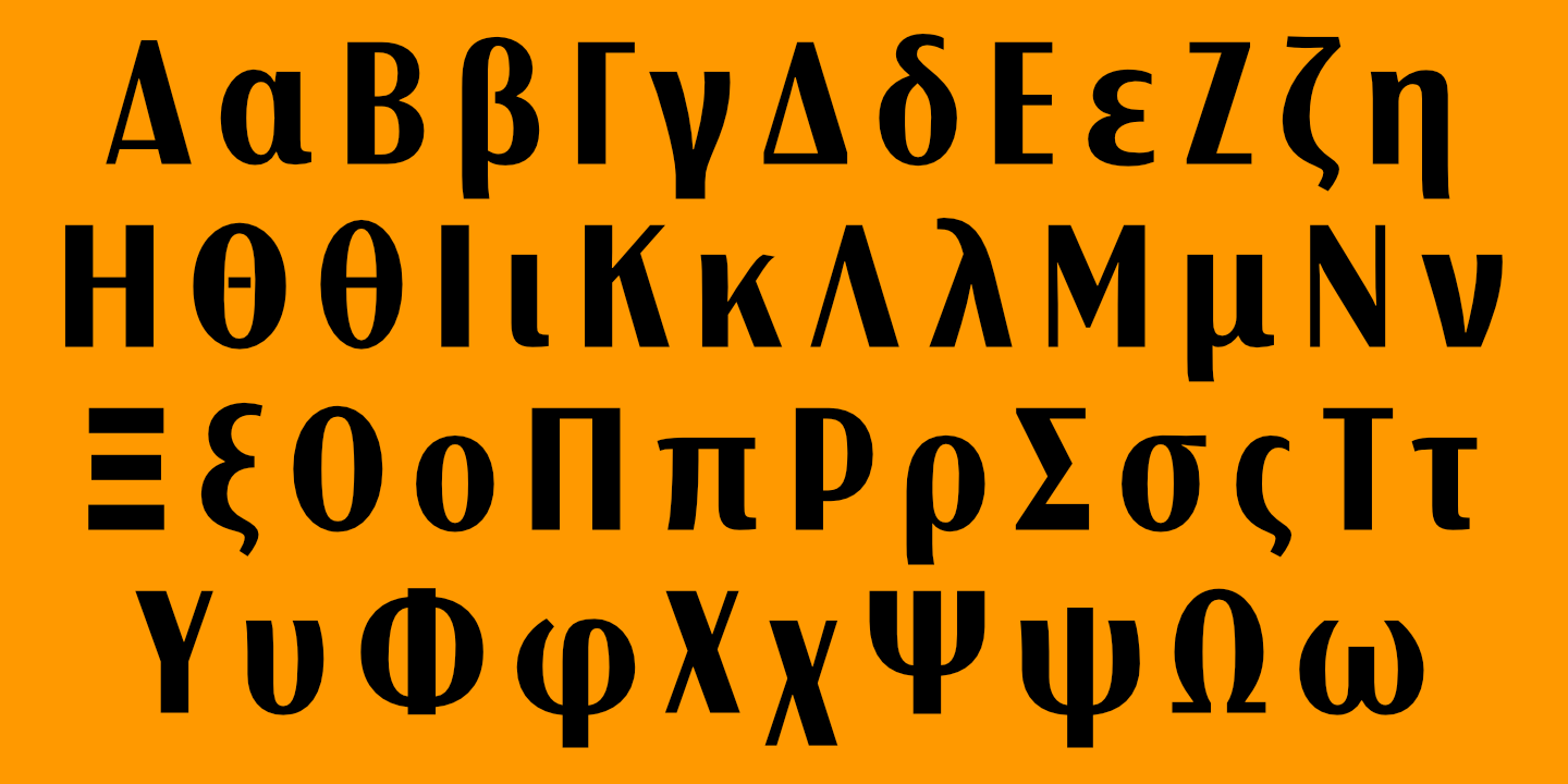 font poster