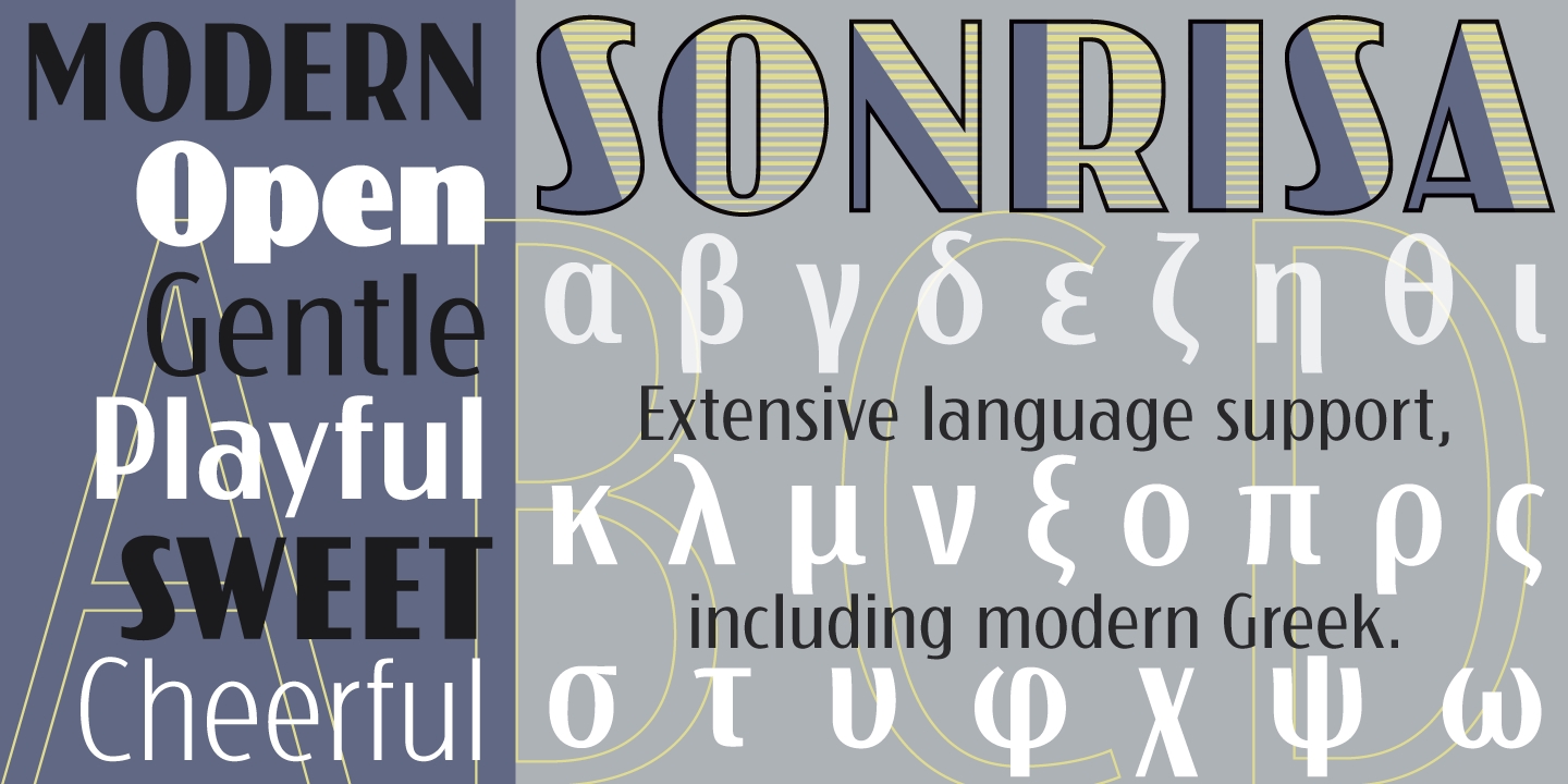 Click image to enlarge and for more information. Font poster