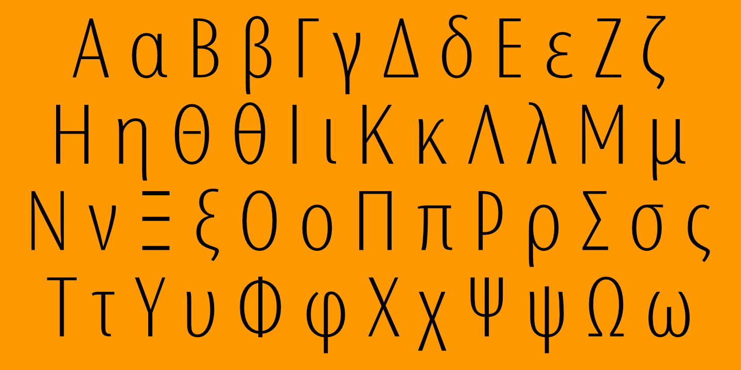 font poster