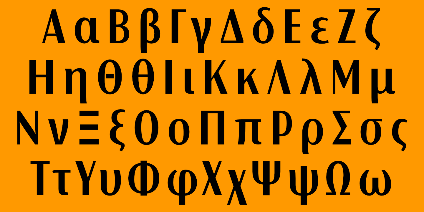 Greek Alphabet