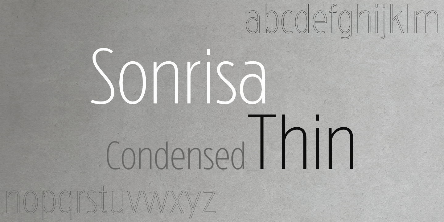 Font poster