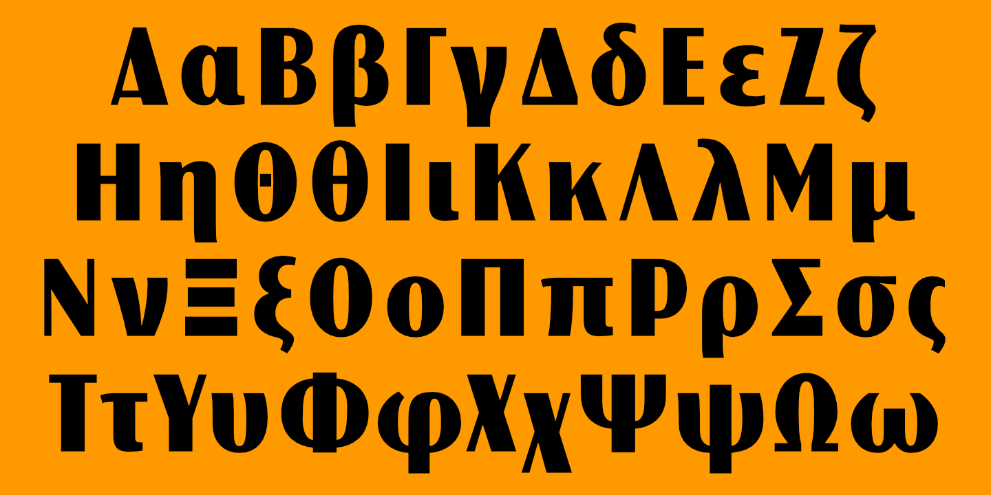 font poster