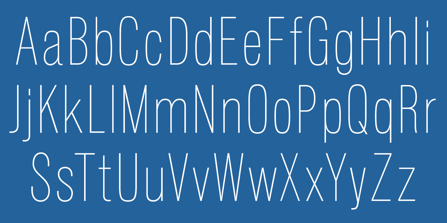 font poster