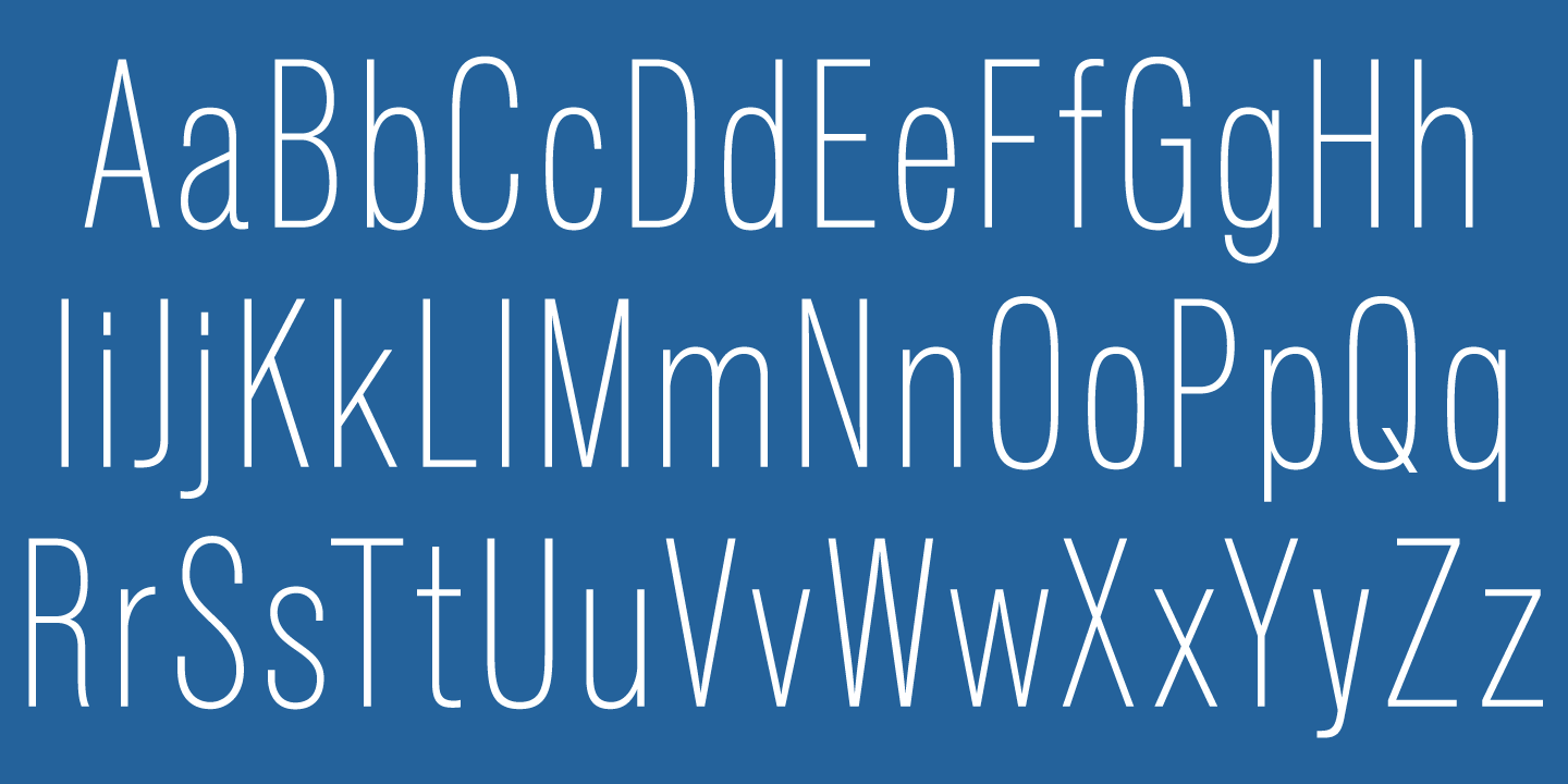 font poster