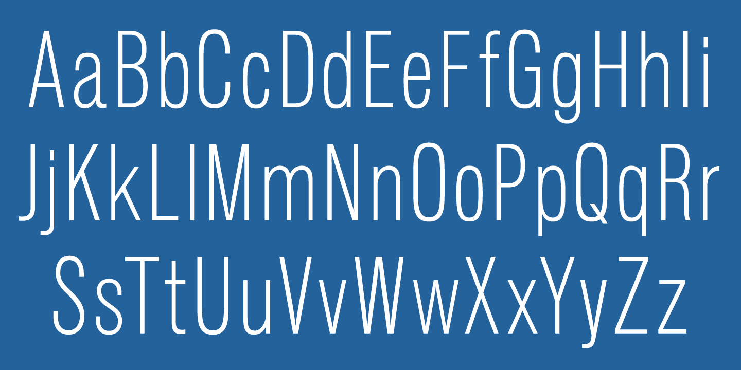 font poster