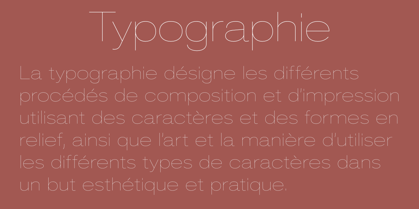 Typographie