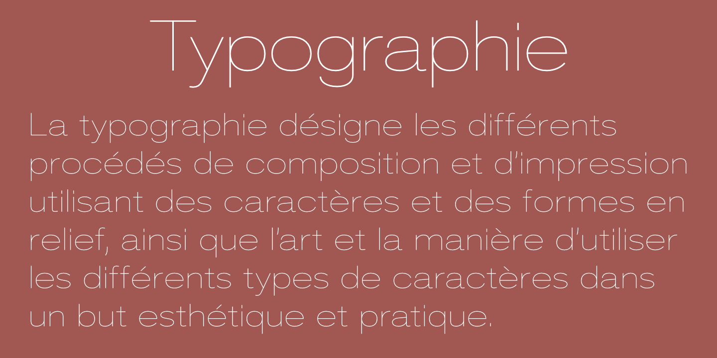 Typographie