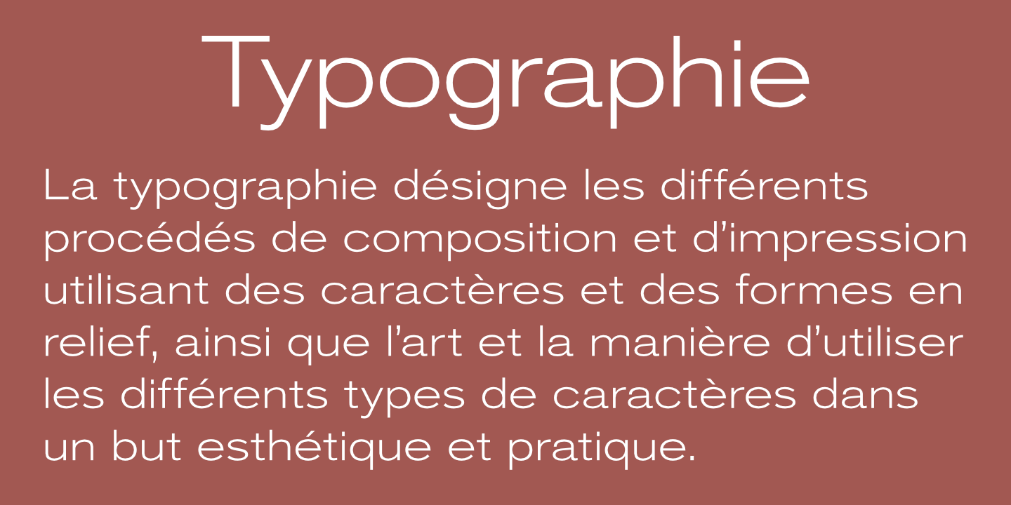 Typographie