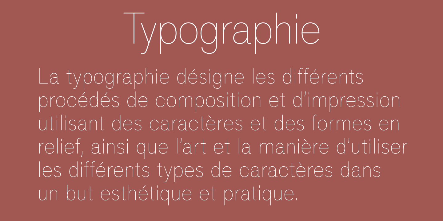 Typographie
