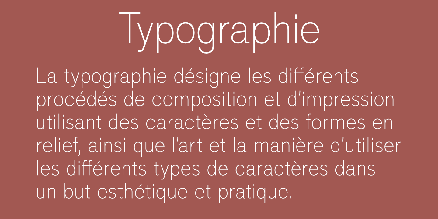 Typographie
