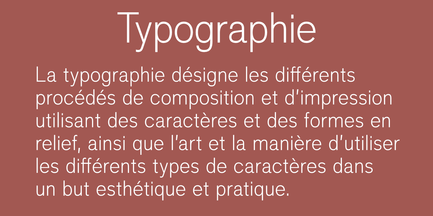Typographie