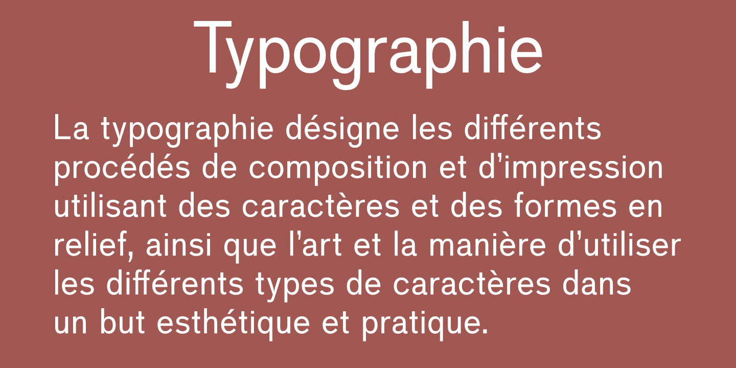 Typographie