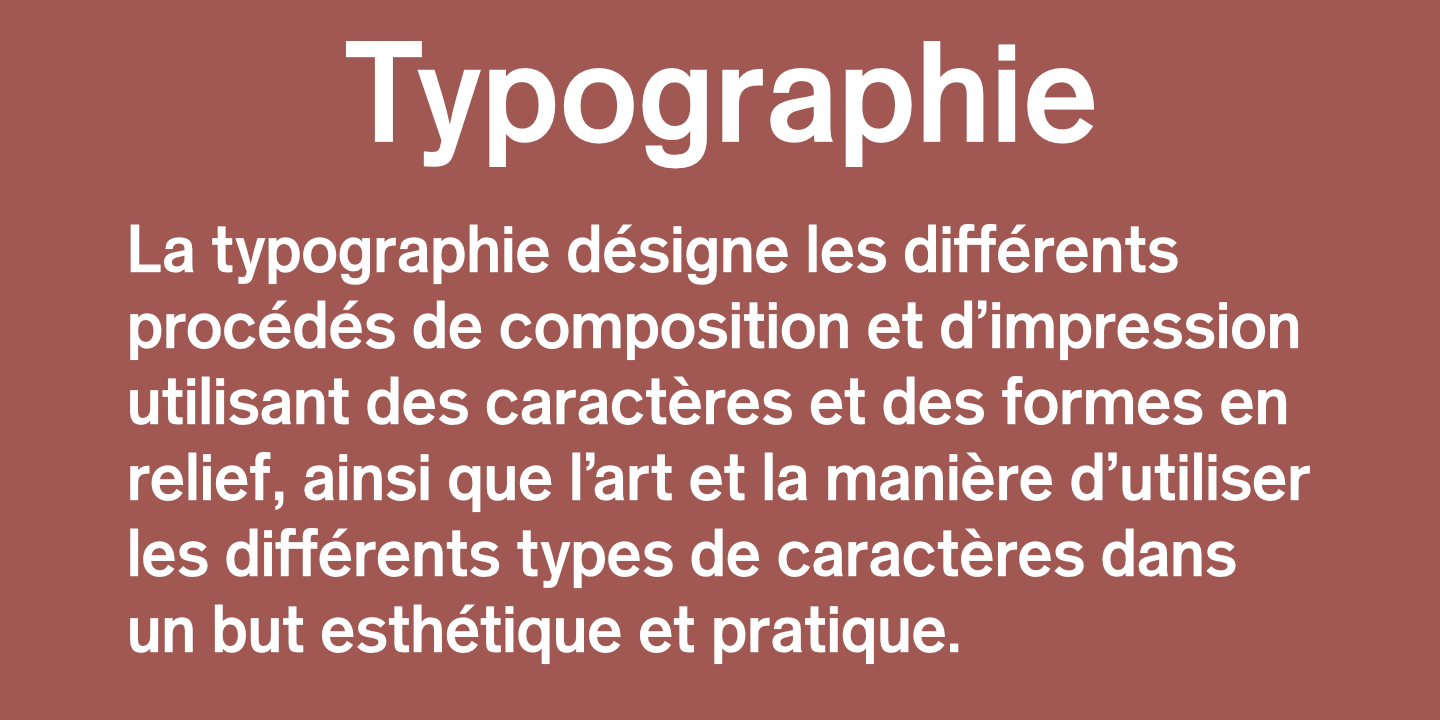 Typographie