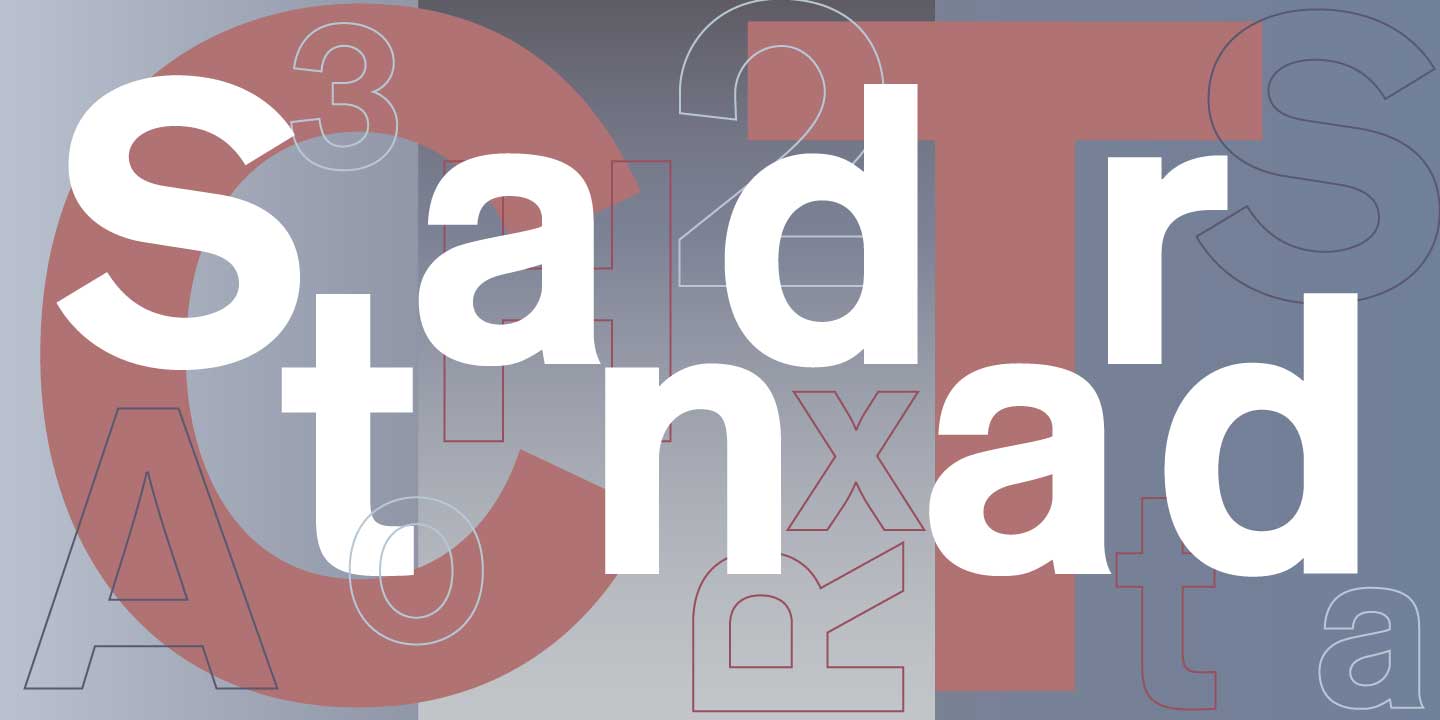 Click image to enlarge and for more information. Font poster