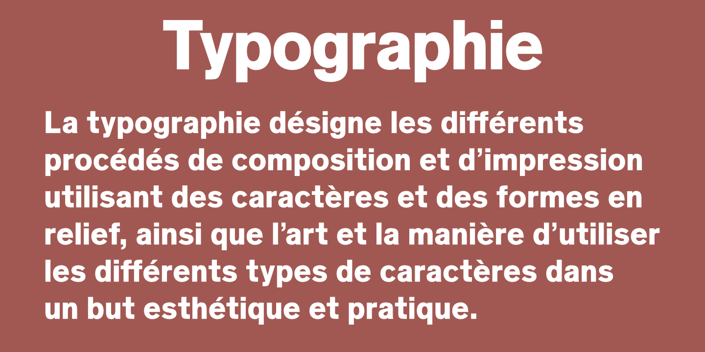 Typographie