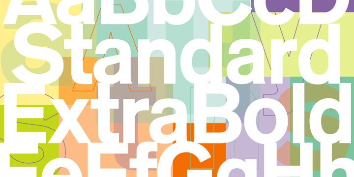 Click image to enlarge and for more information. Font poster