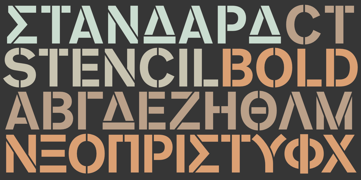 Font poster