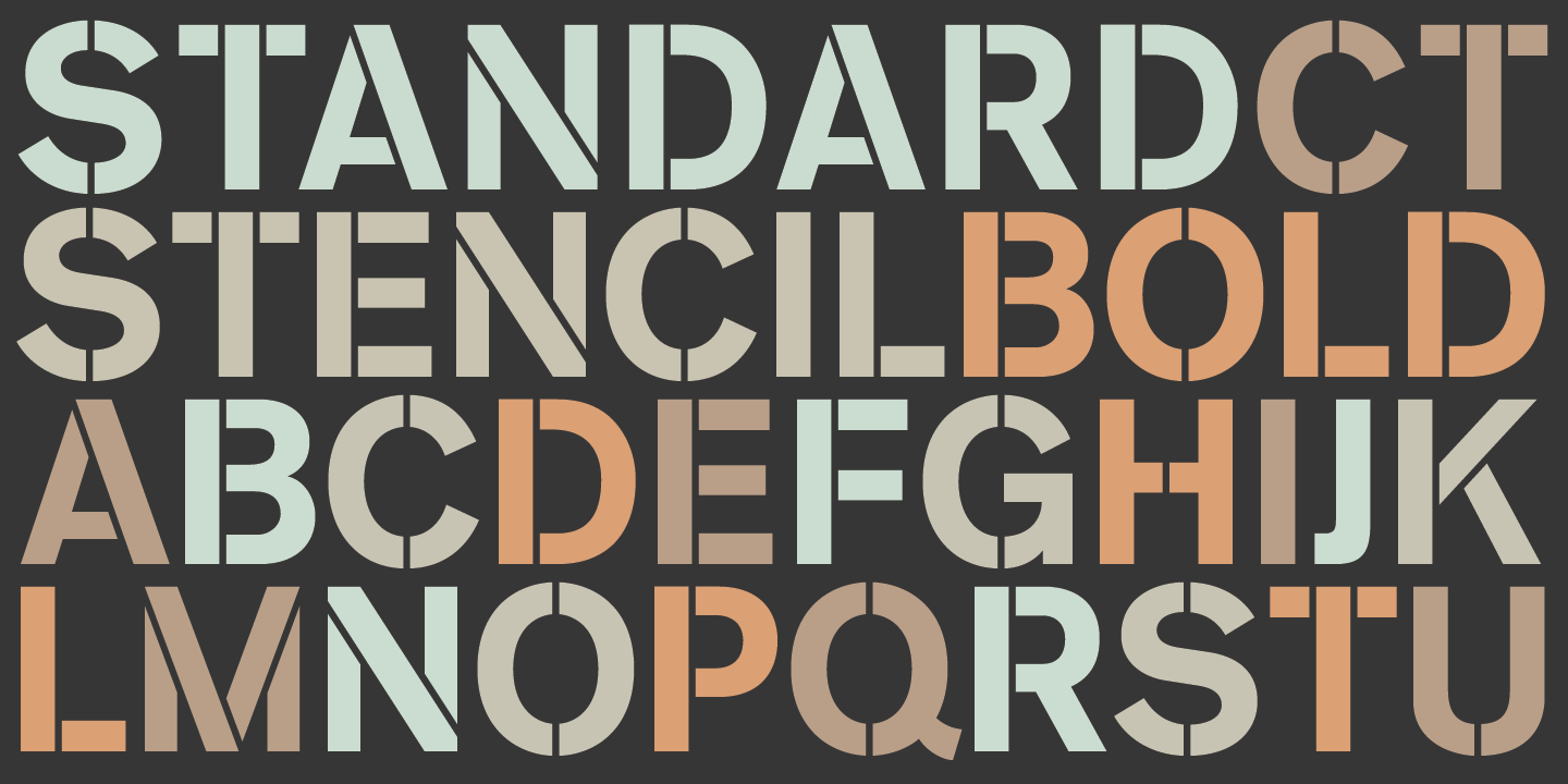 Font poster