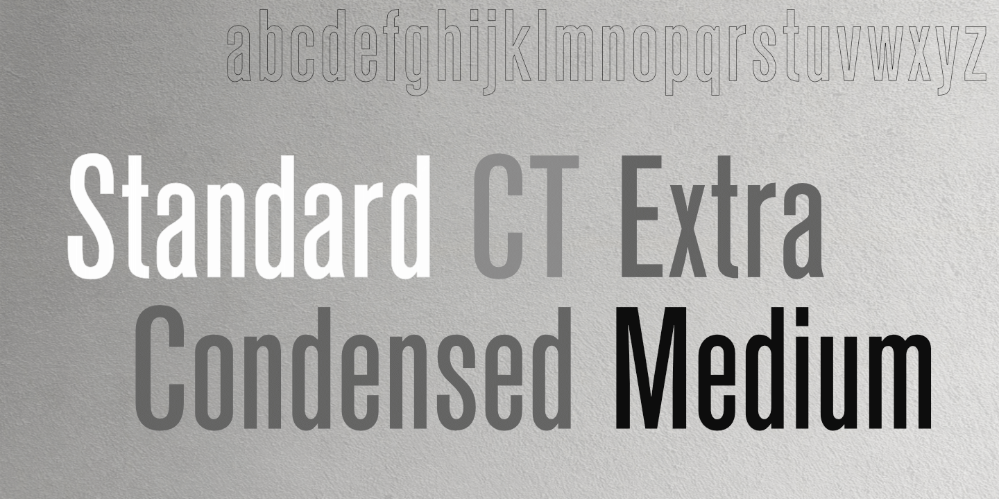 Font poster