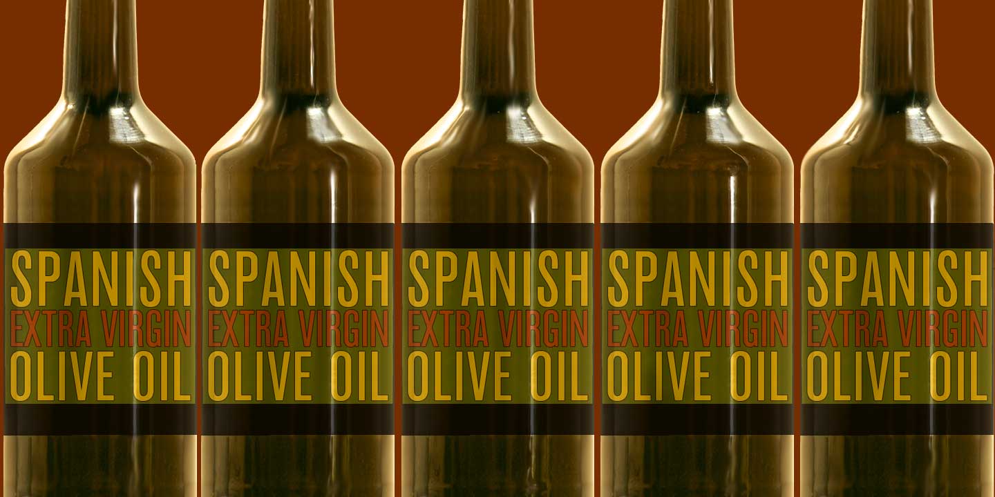 Olive oil bottles