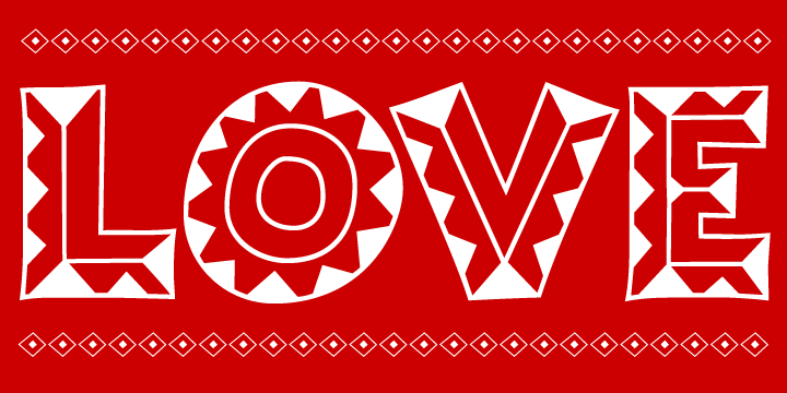 Click image to enlarge and for more information. Font poster