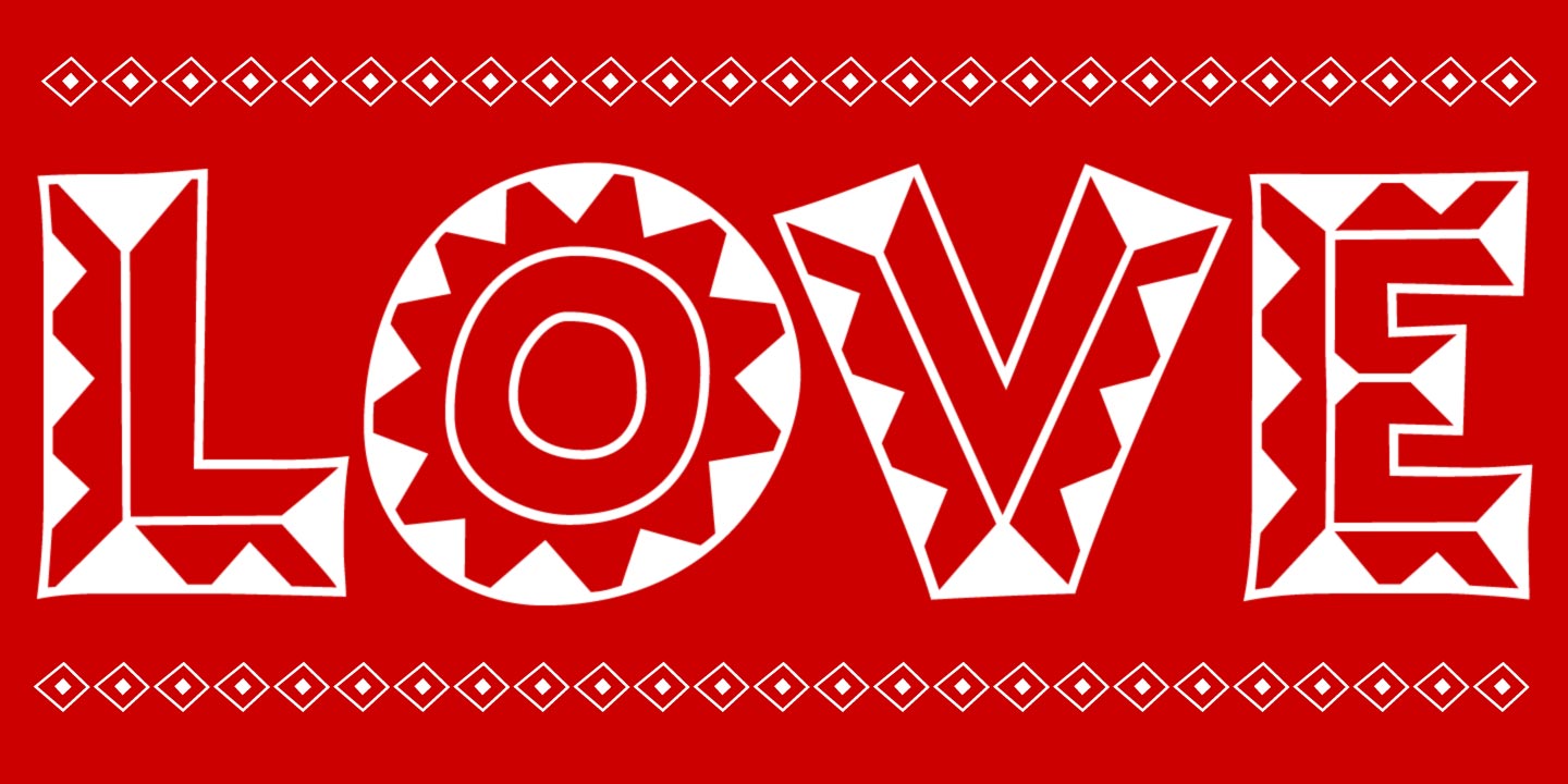 Click image to enlarge and for more information. Font poster