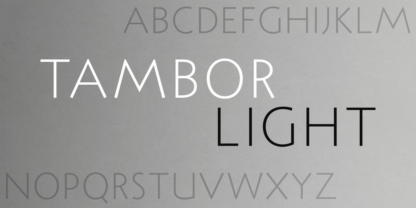 Font poster