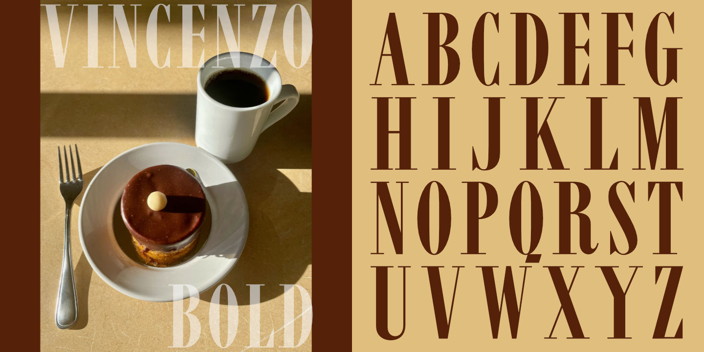 Click image to enlarge and for more information. Font poster