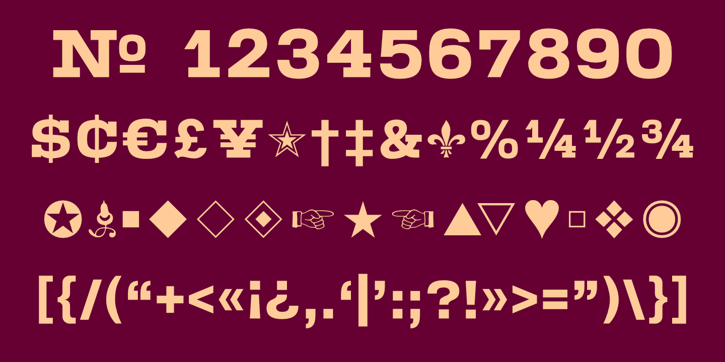 Numerals, Punctuation