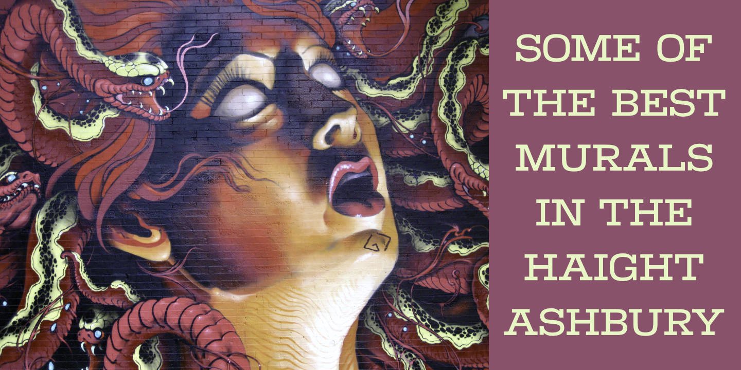 Click image to enlarge and for more information. Mural in Haight Ashbury