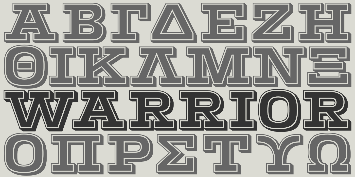 Click image to enlarge and for more information. Font poster