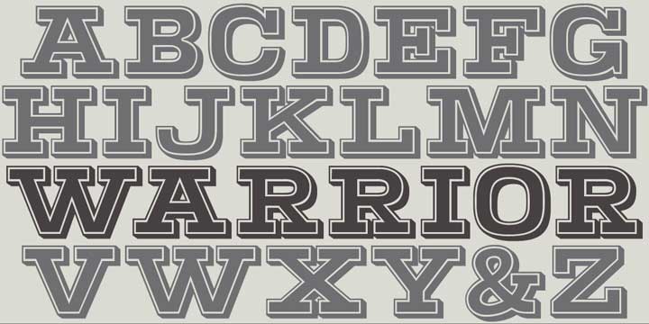 Click image to enlarge and for more information. Font poster
