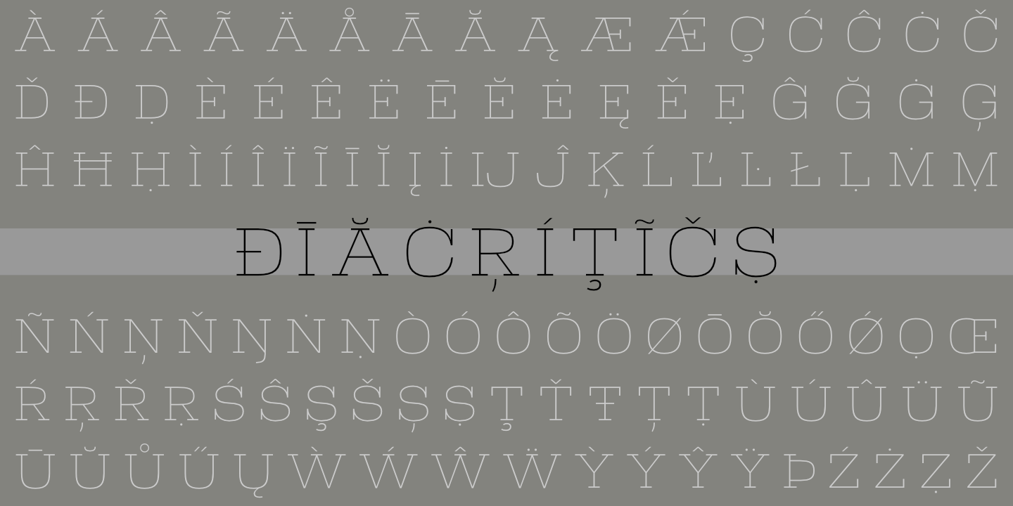 Diacritics