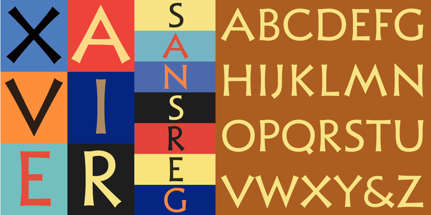 XAVIER SANS REGULAR